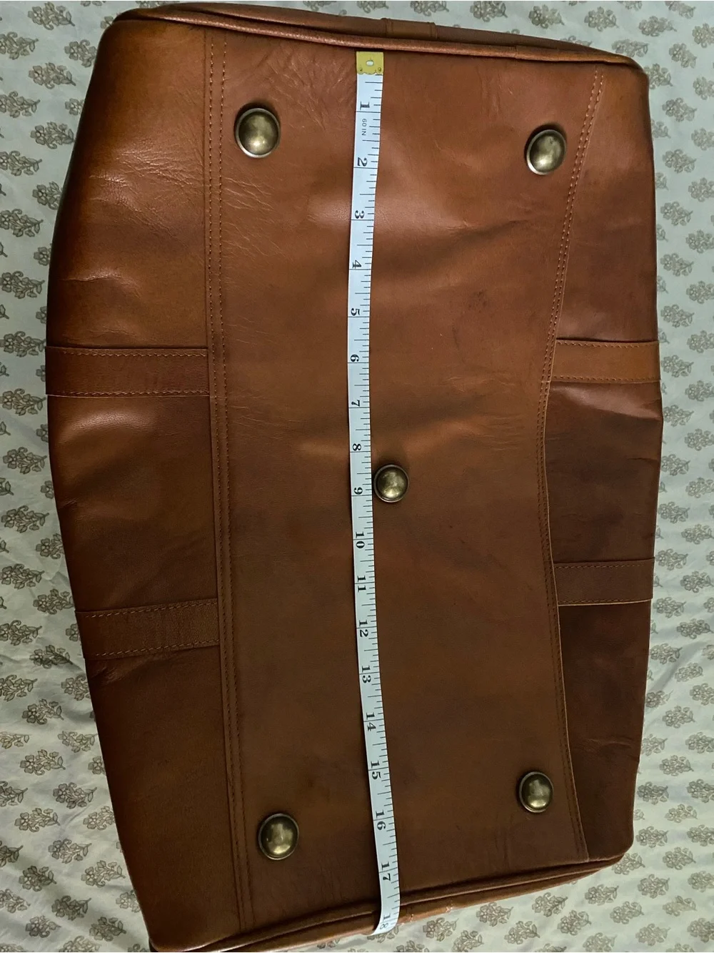 Johnny Fly Brown Leather Weekender Bag